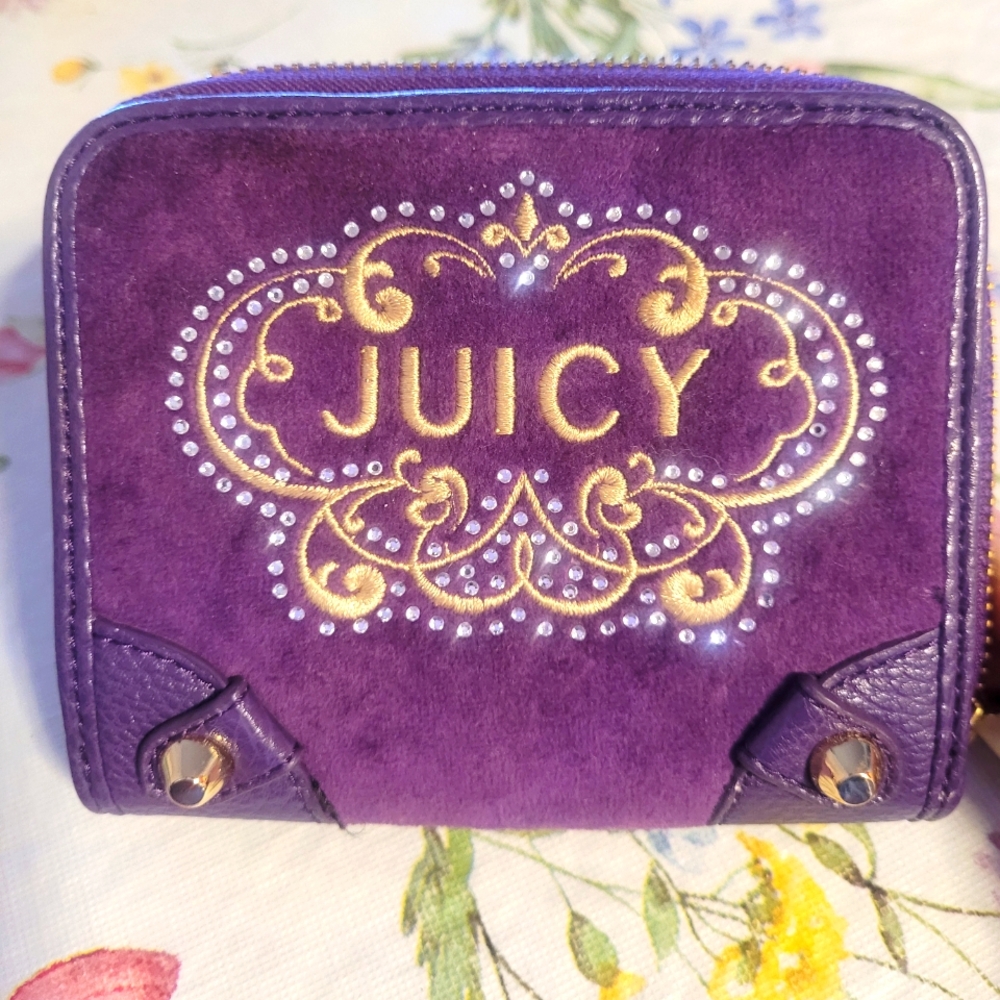 Juicy Couture Y2k Vintage Purple Wallet